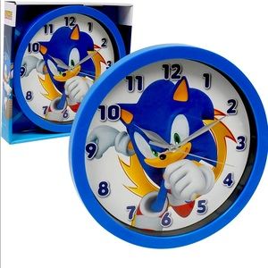 Sonic the Hedgehog Wall Clock-NWT